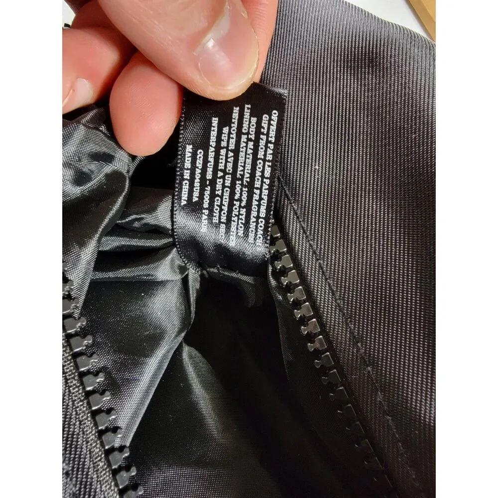 Coach Fragrance Black Duffle Bag